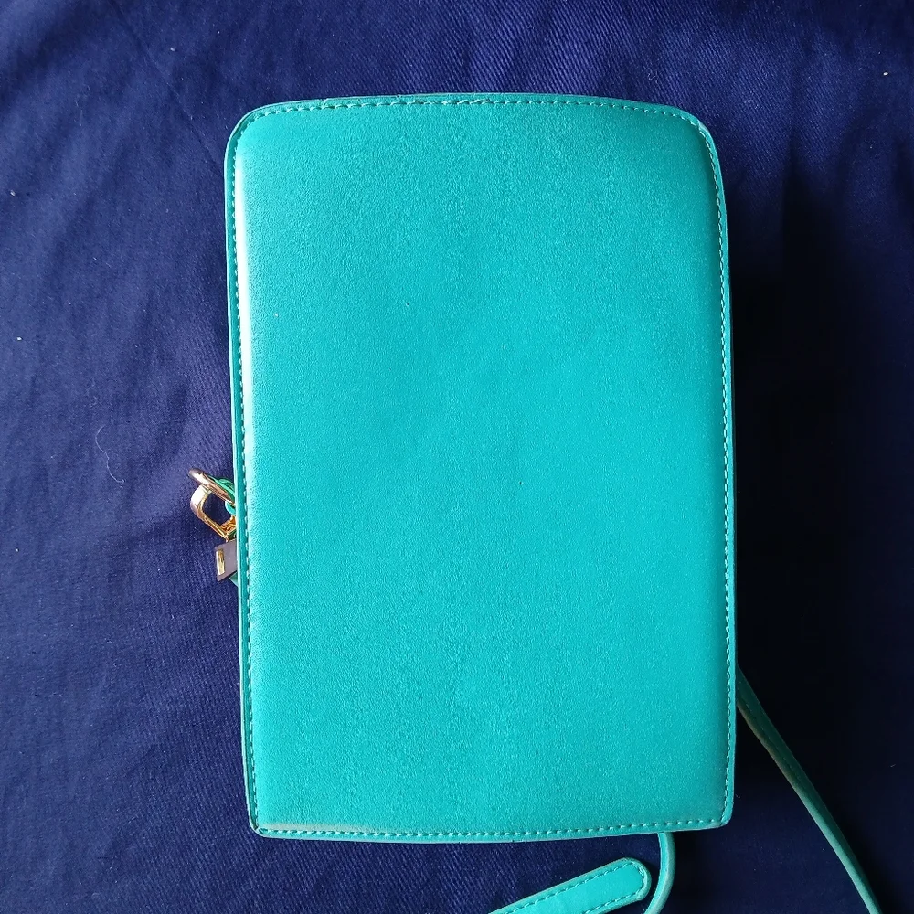 Teal Gameboy Console Crossbody Bag